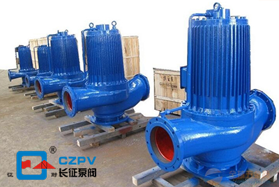 屏蔽式管道离心泵
