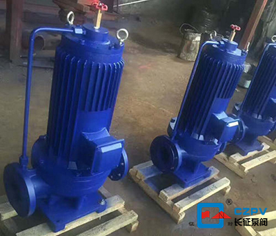 屏蔽式管道离心泵