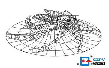 节能水泵三元流叶轮设计图