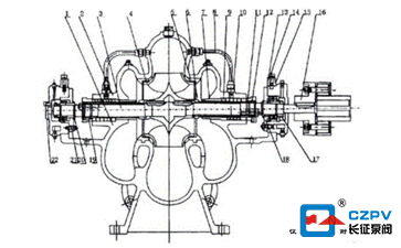 中开泵的结构图