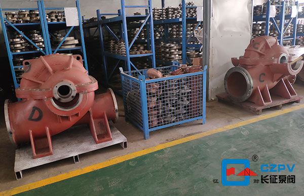 单级双吸离心泵拆卸图