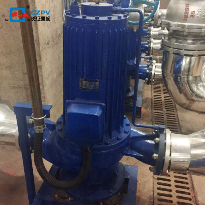 屏蔽式管道离心泵