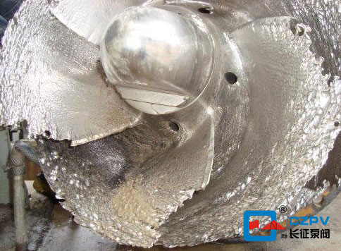 循环水泵叶轮修复前图片