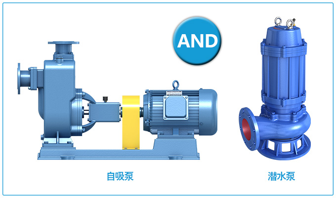 自吸泵和潜水泵的区别图