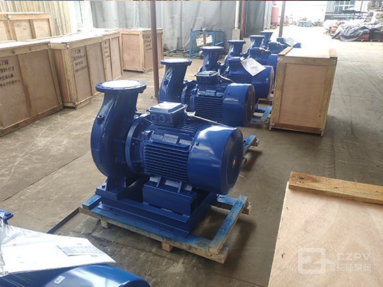 卧式管道离心泵