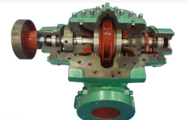 单级双吸离心泵结构图