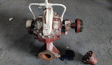 单级双吸离心泵涂抹防锈油