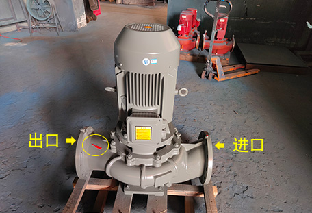 立式节能水泵进出口图片