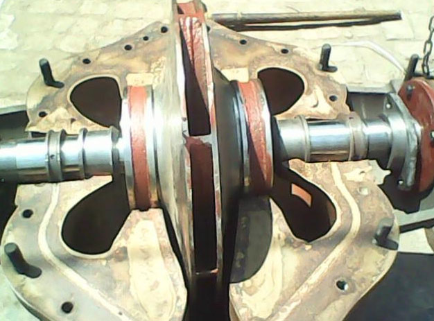 双吸泵泵体和泵盖的装配方法