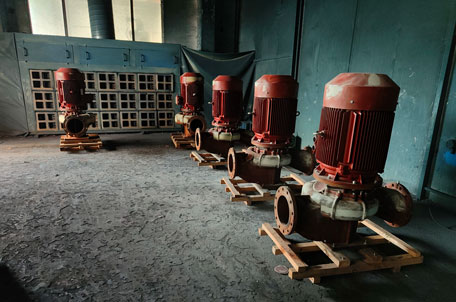 管道增压泵的装配