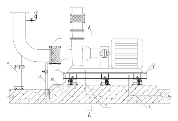 卧式离心泵管路连接方式