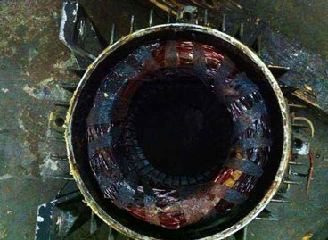 增压泵电机烧毁图片