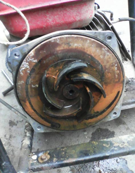 水泵叶轮拆卸顺序